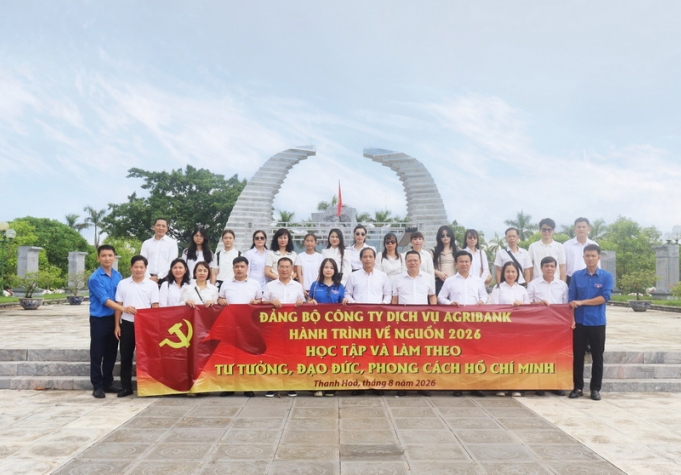 HÀNH TRÌNH VỀ NGUỒN - BỒI ĐẮP TRUYỀN THỐNG, HUN ĐÚC BẢN LĨNH NGƯỜI ĐẢNG VIÊN CÔNG TY DỊCH VỤ AGRIBANK