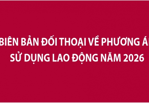 BIÊN BẢN ĐỐI THOẠI VỀ PHƯƠNG ÁN SỬ DỤNG LAO ĐỘNG CỦA CÔNG TY DỊCH VỤ AGRIBANK NĂM 2026