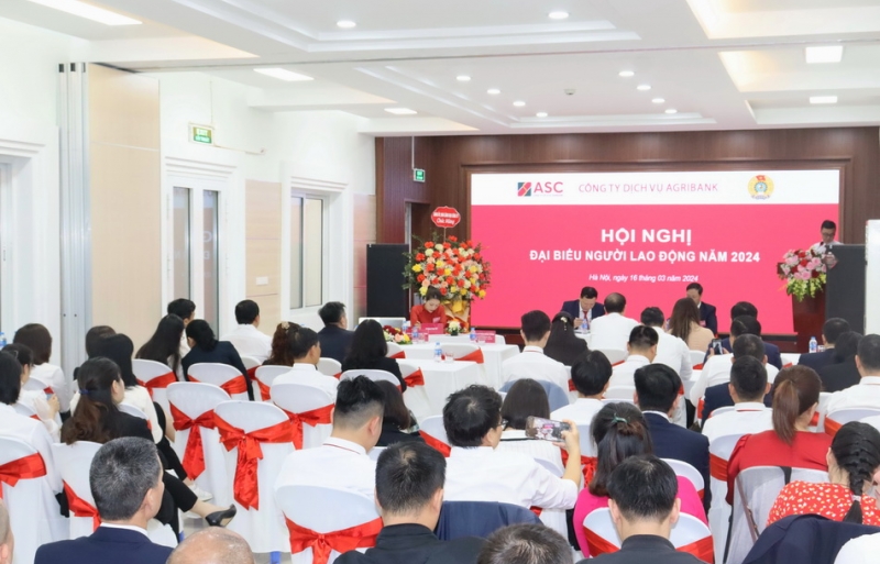 CÔNG TY DỊCH VỤ AGRIBANK TỔ CHỨC HỘI NGHỊ ĐẠI BIỂU NGƯỜI LAO ĐỘNG NĂM 2024