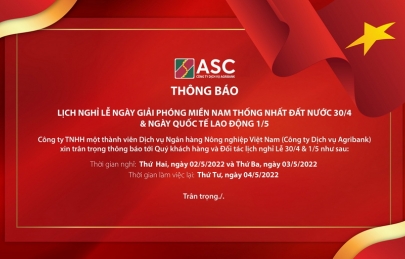 Kỷ niệm ngày Giải phóng Miền Nam, thống nhất đất nước 30/4 và Ngày Quốc tế Lao động 1/5
