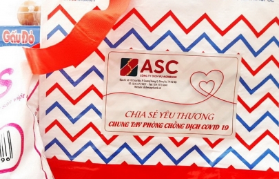 Công ty Dịch vụ Agribank “Chia sẻ yêu thương - Chung tay phòng chống dịch Covid-19”.