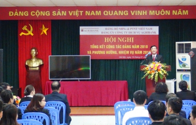 Hội nghị tổng kết công tác Đảng năm 2018 và phương hướng nhiệm vụ năm 2019
