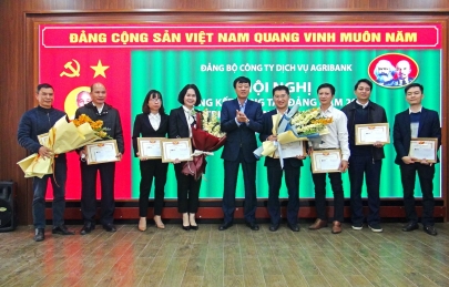 CÔNG TY DỊCH VỤ AGRIBANK TỔ CHỨC HỘI NGHỊ TỔNG KẾT CÔNG TÁC ĐẢNG NĂM 2021 VÀ TRIỂN KHAI PHƯƠNG HƯỚNG NHIỆM VỤ NĂM 2022.