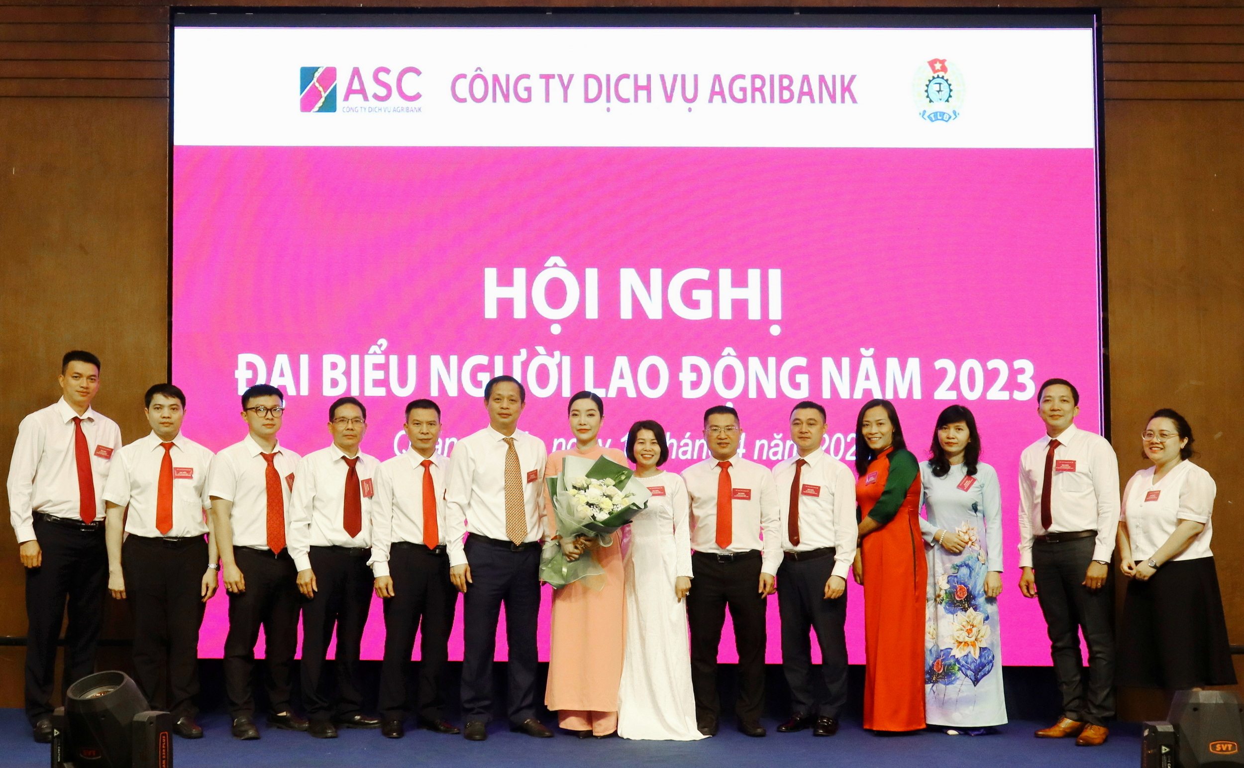 CÔNG TY DỊCH VỤ AGRIBANK TỔ CHỨC HỘI NGHỊ ĐẠI BIỂU NGƯỜI LAO ĐỘNG NĂM 2023.