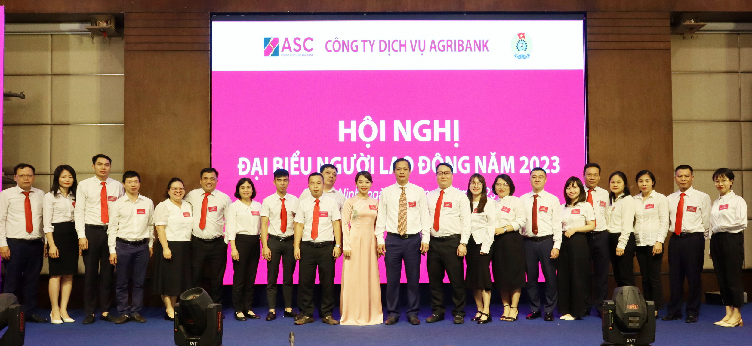 CÔNG TY DỊCH VỤ AGRIBANK TỔ CHỨC HỘI NGHỊ ĐẠI BIỂU NGƯỜI LAO ĐỘNG NĂM 2023.